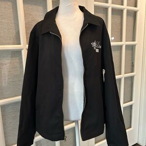 Lira CRTV SCTY Black Zip-Up Jacket with Graphics, NWT, Size XL